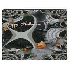 Creepy Pumpkin Fractal Cosmetic Bag (xxxl) 