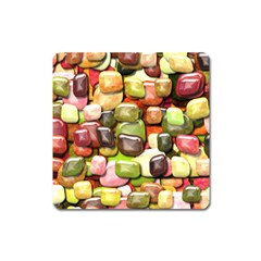 Stones 001 Square Magnet