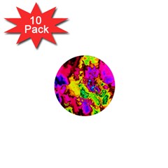 Powerfractal 01 1  Mini Magnet (10 Pack) 