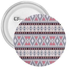 Fancy Tribal Border Pattern Soft 3  Buttons