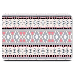 Fancy Tribal Border Pattern Soft Large Doormat  by ImpressiveMoments