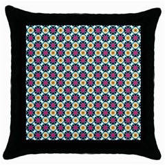 Pattern 1282 Throw Pillow Cases (black) by GardenOfOphir