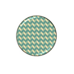 Modern Retro Chevron Patchwork Pattern Hat Clip Ball Marker (10 Pack)