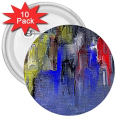 Hazy City Abstract Design 3  Buttons (10 Pack)  by digitaldivadesigns