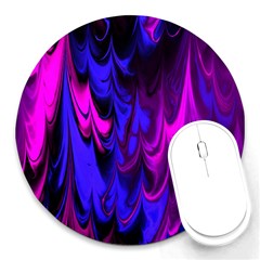 Fractal Marbled 13 Round Mousepads