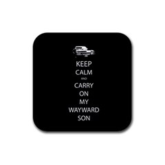 Keep Calm And Carry On My Wayward Son Drink Coasters 4 Pack (square)