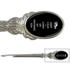 Keep Calm And Carry On My Wayward Son Letter Opener