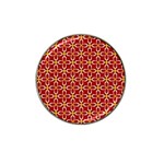 Cute Seamless Tile Pattern Gifts Hat Clip Ball Marker (10 pack) Front