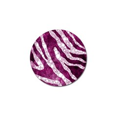 Purple Zebra Print Bling Pattern  Golf Ball Marker (4 Pack) by OCDesignss