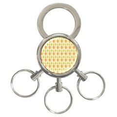 Spatula Spoon Pattern 3-ring Key Chains by GardenOfOphir