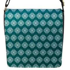 Abstract Knot Geometric Tile Pattern Flap Messenger Bag (s)