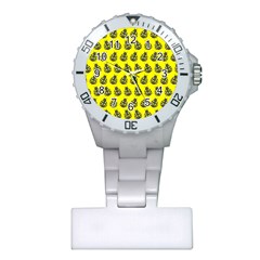 Ladybug Vector Geometric Tile Pattern Nurses Watches by GardenOfOphir