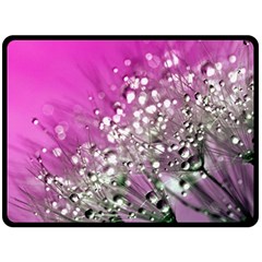 Dandelion 2015 0708 Double Sided Fleece Blanket (large) 