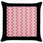 Candy Illustration Pattern  Throw Pillow Cases (Black) Front