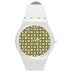 Cute Pattern Gifts Round Plastic Sport Watch (m)