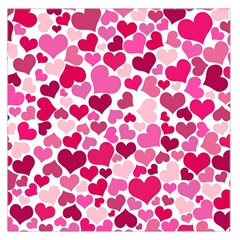 Heart 2014 0933 Large Satin Scarf (square)