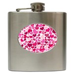 Heart 2014 0933 Hip Flask (6 oz) Front