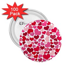 Heart 2014 0934 2 25  Buttons (100 Pack) 