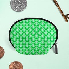 Awesome Retro Pattern Green Accessory Pouches (small) 