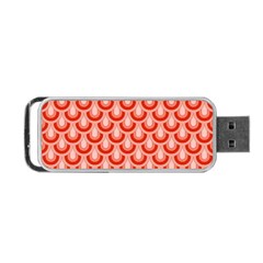 Awesome Retro Pattern Red Portable Usb Flash (two Sides)