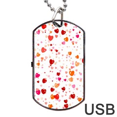 Heart 2014 0603 Dog Tag Usb Flash (one Side)