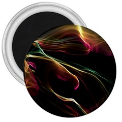 Glowing, Colorful  Abstract Lines 3  Magnets