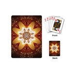 Elegant, Decorative Kaleidoskop In Gold And Red Playing Cards (Mini)  Back