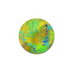 Abstract In Blue, Green, Copper, And Gold Golf Ball Marker (10 Pack)