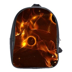 Fire And Flames In The Universe School Bags(large) 