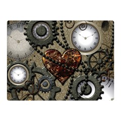 Steampunk With Heart Double Sided Flano Blanket (mini) 