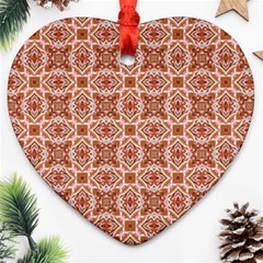 Cute Pattern Gifts Heart Ornament (2 Sides)