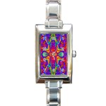 Abstract 1 Rectangle Italian Charm Watches Front