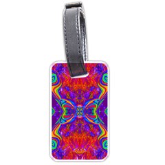 Butterfly Abstract Luggage Tag (one Side)