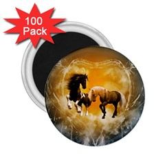 Wonderful Horses 2 25  Magnets (100 Pack) 