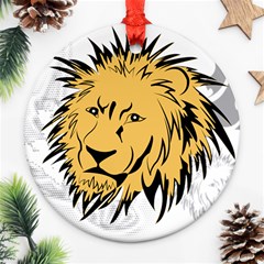 Lion Ornament (round) 