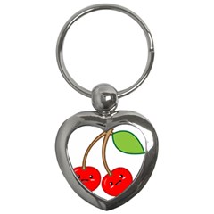 Kawaii Cherry Key Chains (heart) 