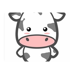 Kawaii Cow Double Sided Flano Blanket (mini) 