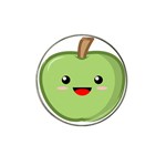 Kawaii Green Apple Hat Clip Ball Marker (10 pack) Front