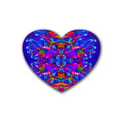 Abstract 4 Heart Coaster (4 Pack)  by icarusismartdesigns