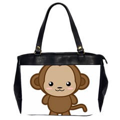 Kawaii Monkey Office Handbags (2 Sides) 