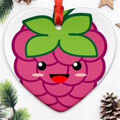 Raspberry Ornament (heart) 