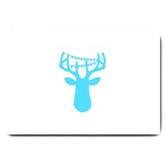 Party Deer With Bunting Large Doormat 