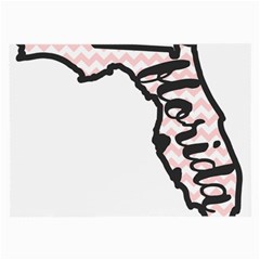 Florida Map Pride Chevron Large Glasses Cloth (2-side)