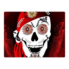 Funny Happy Skull Double Sided Flano Blanket (mini) 