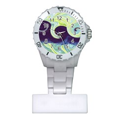 Abstract Ocean Waves Nurses Watches by digitaldivadesigns