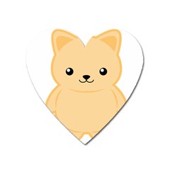 Kawaii Cat Heart Magnet by KawaiiKawaii