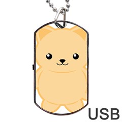 Kawaii Cat Dog Tag Usb Flash (two Sides)  by KawaiiKawaii