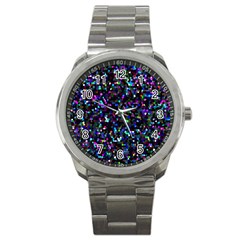 Glitter 1 Sport Metal Watches by MedusArt