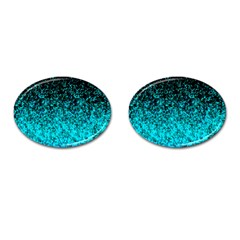 Glitter Dust G162 Cufflinks (oval) by MedusArt