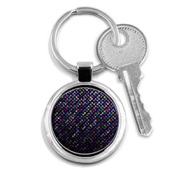 Polka Dot Sparkley Jewels 2 Key Chains (round)  by MedusArt